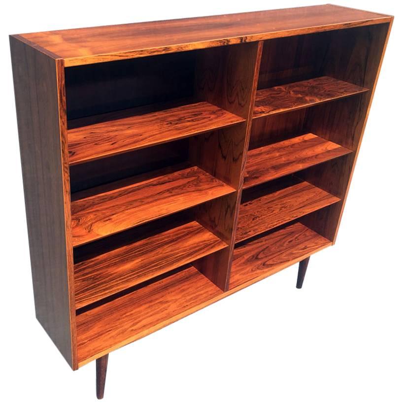 Rosewood Open Bookcase by Poul Hundevad