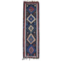 Antique Shahsavan Kilim, Wide Runner 12
