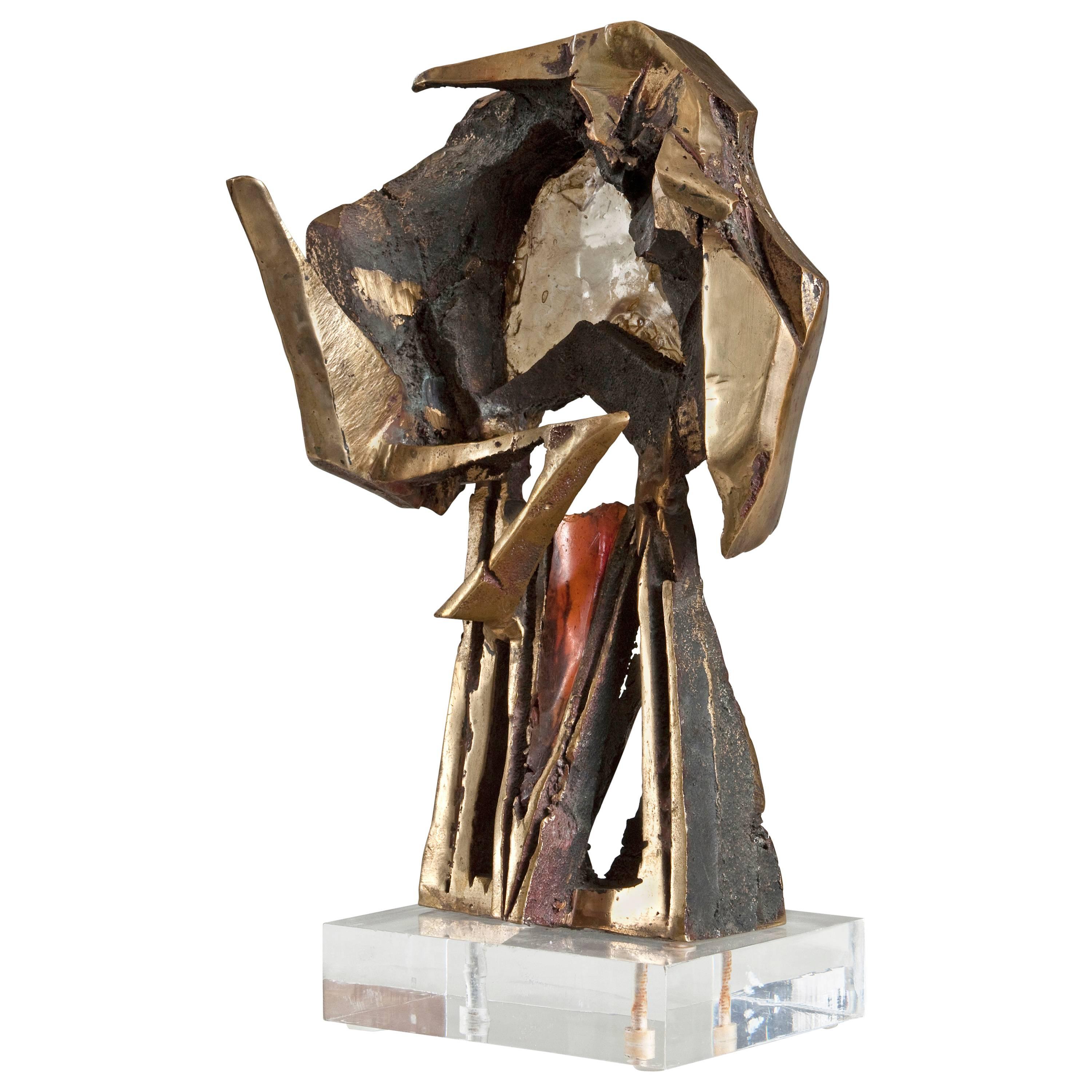 Esther Fuhrman, An American Bronze and Resin Sculpture For Sale