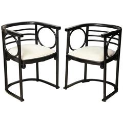 Ebonized Thonet Style Chairs 2