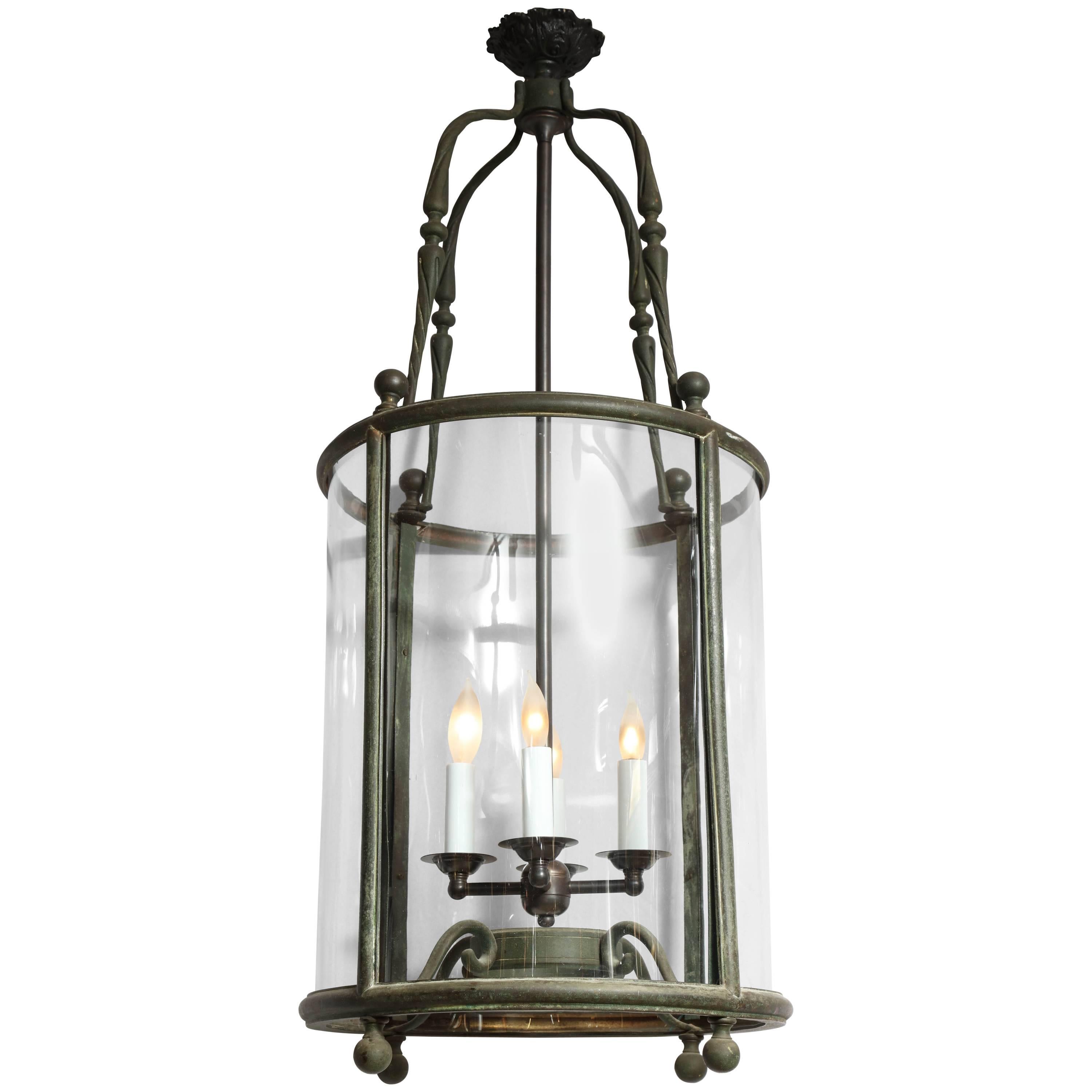 19th Century Cylindrical Lantern