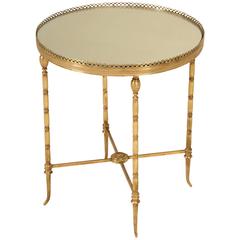 Petite Vintage French Side or Drink Table
