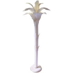 Floor Lamp in White Lucite 5