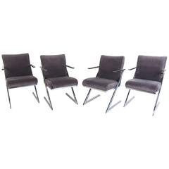 Set of Four Dining Chairs by Milo Baughman for Design Institute of America 8