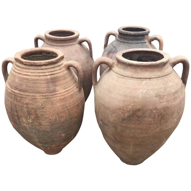 Grouping of Early Terracotta Pottery For Sale at 1stDibs