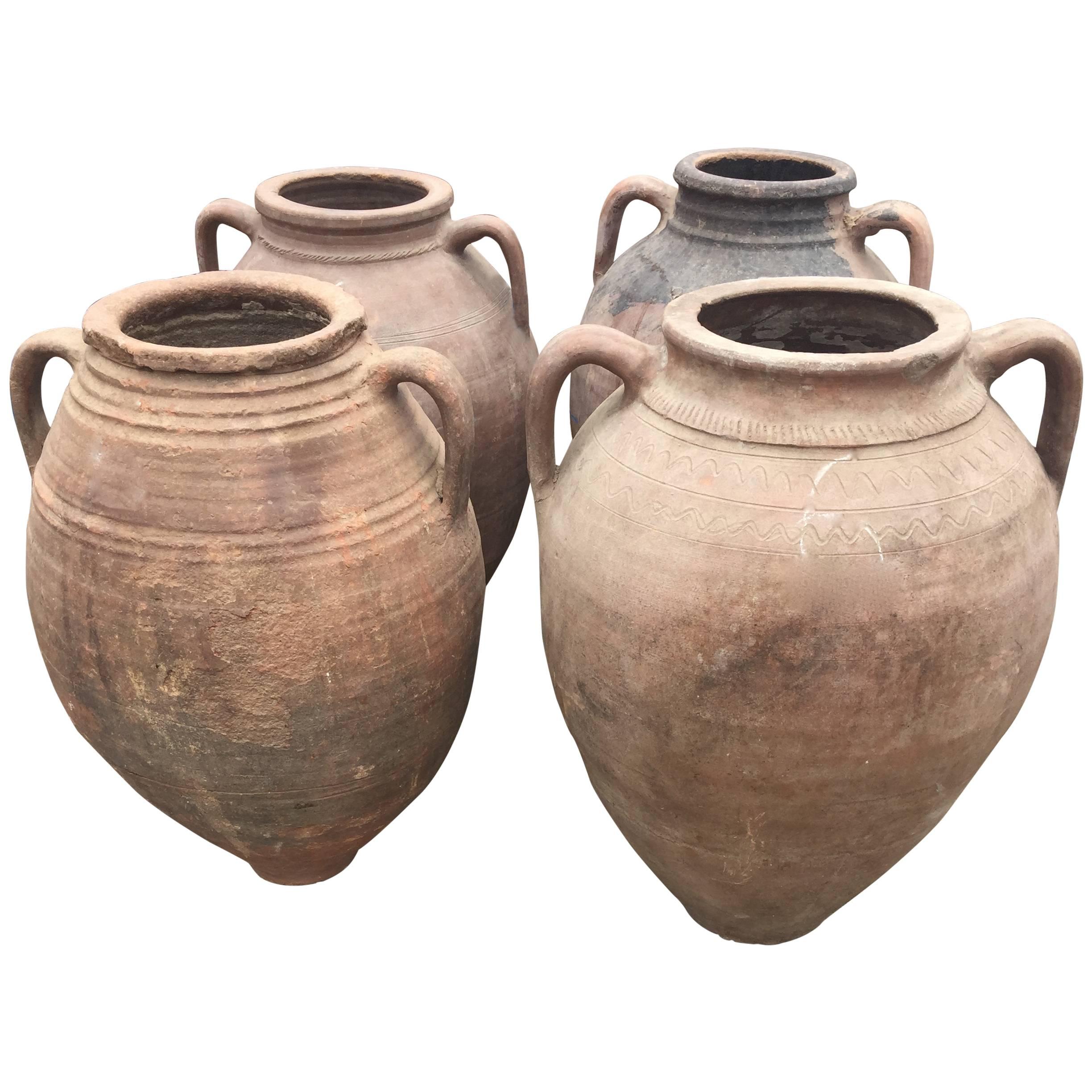 Grouping of Early Terracotta Pottery For Sale