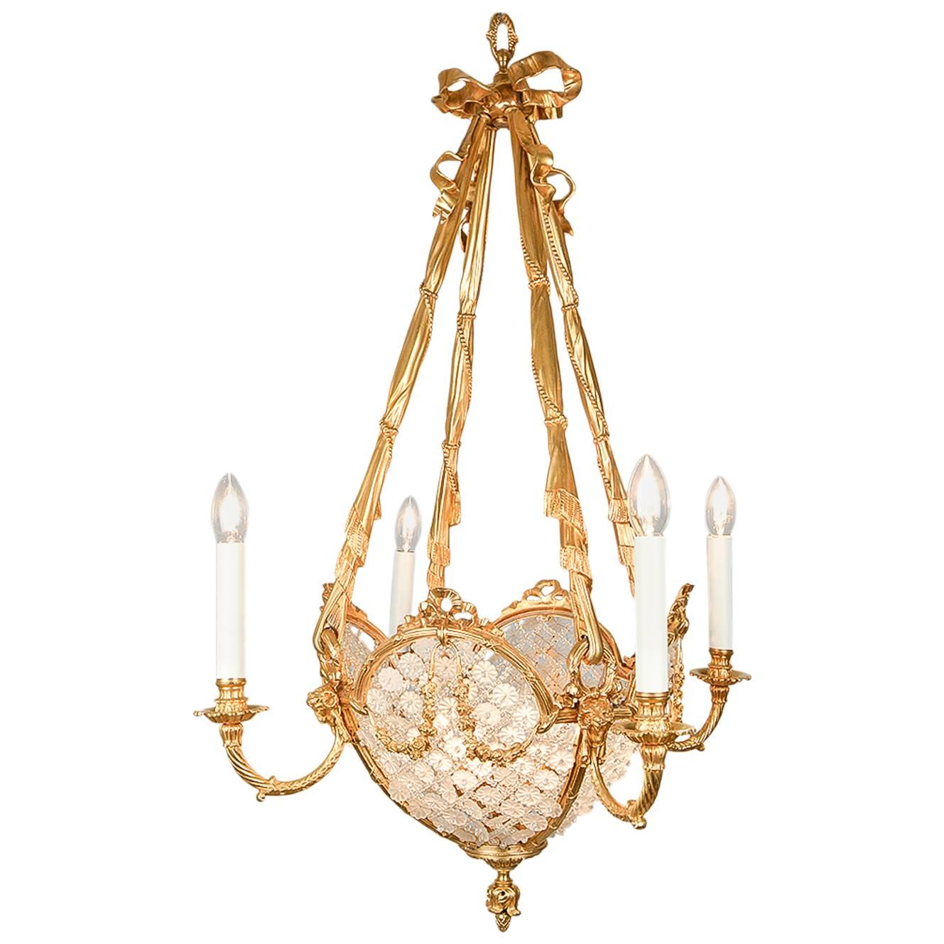 Romantic Fin De Siecle Pendant Lamp For Sale