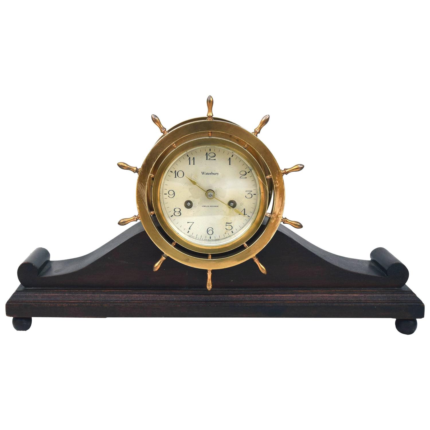 Waterford Ships Bell Clock No. 11 1915 at 1stdibs