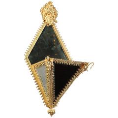 Neo-Gothic Hanging Jardinière in Finely Chiseled Gilt Bronze 5