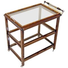 Art Nouveau Vienna Serving Trolley Nutwood, circa 1915 7