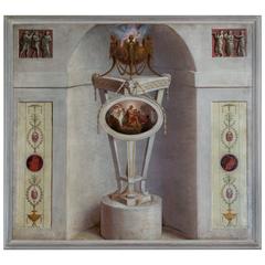 George III Trompe L'Oeil Chimney Board