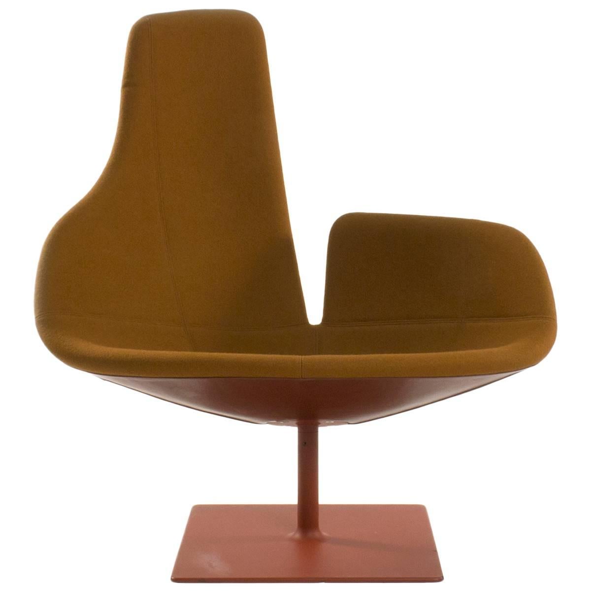 Moroso Fjord Relax Swivel Armchair by Patricia Urquiola, Italy For Sale