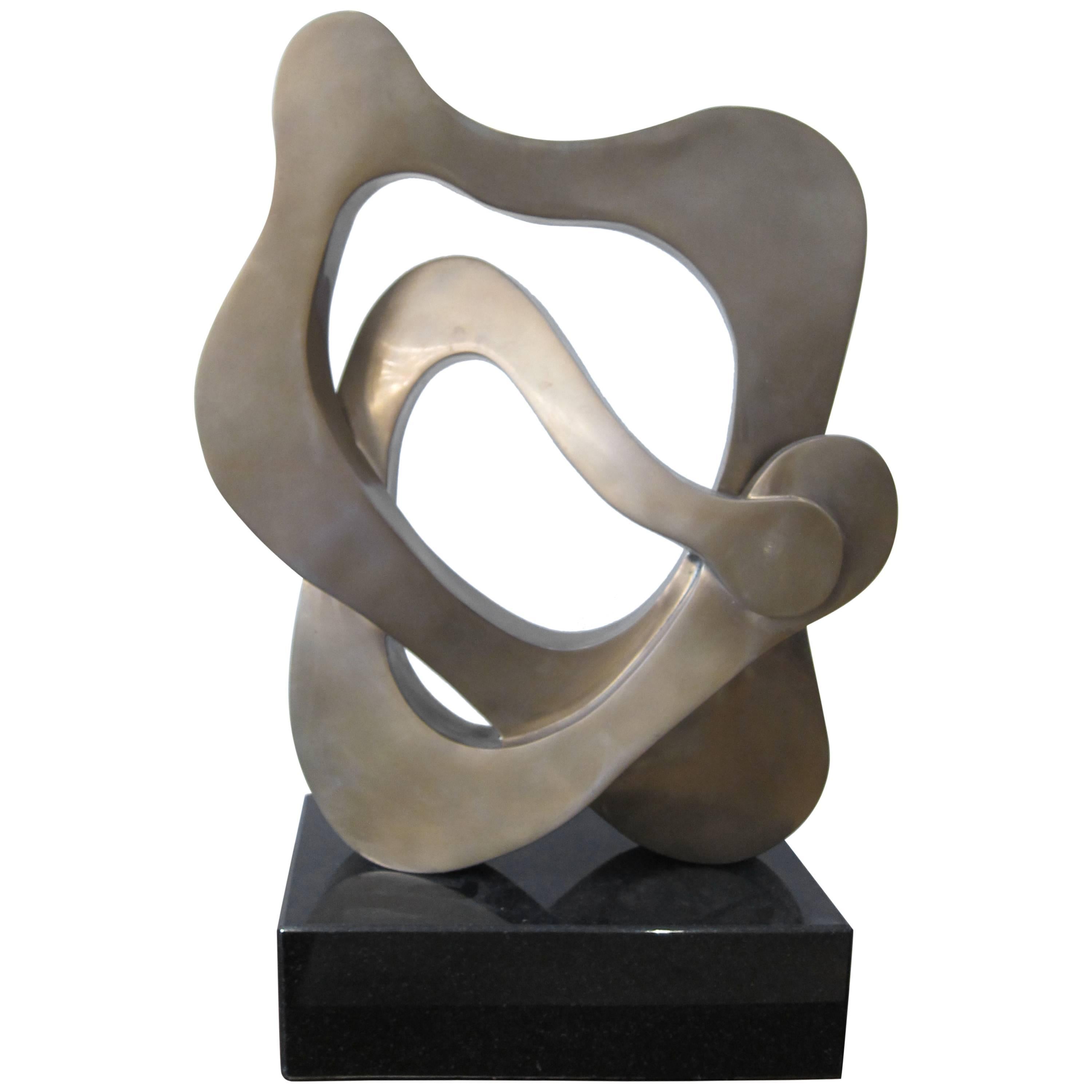 Free-Form Bronze Sculpture