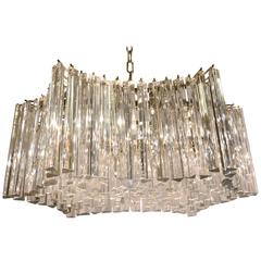 Venini Prism Chandelier, circa 1960