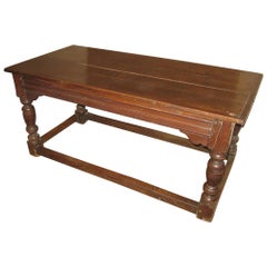 Antique 17th century Jacobean English Oak Refectory Table