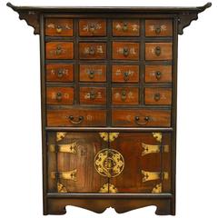 Chinese Medicine Apothecary Cabinet