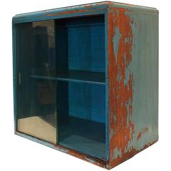 Vintage Display Case with Sliding Glass Doors, circa 1930