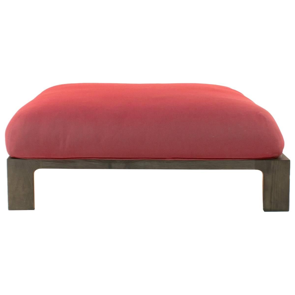 Red Moroso Fergana Pouf Ottoman Element by Patricia Urquiola, Italy For Sale