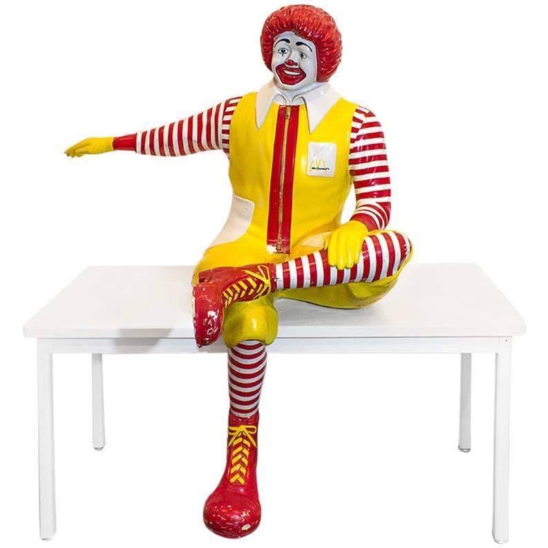 Rare Ronald McDonald Seated Statue