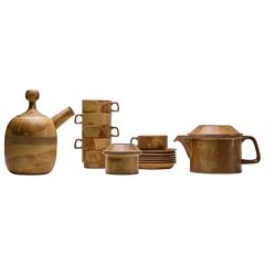 "Compact" Tea Set by Ambrogio Pozzi