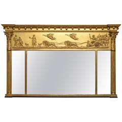 19th Century Regency Style Overmantel Mirror