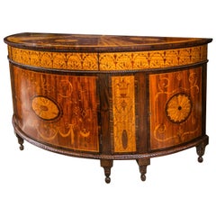 Large Inlaid Sideboard Cabinet