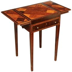George III Inlaid Games Table Used George III Inlaid Games Table