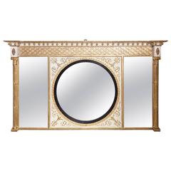 Fine Regency Gilt over Mantle Mirror