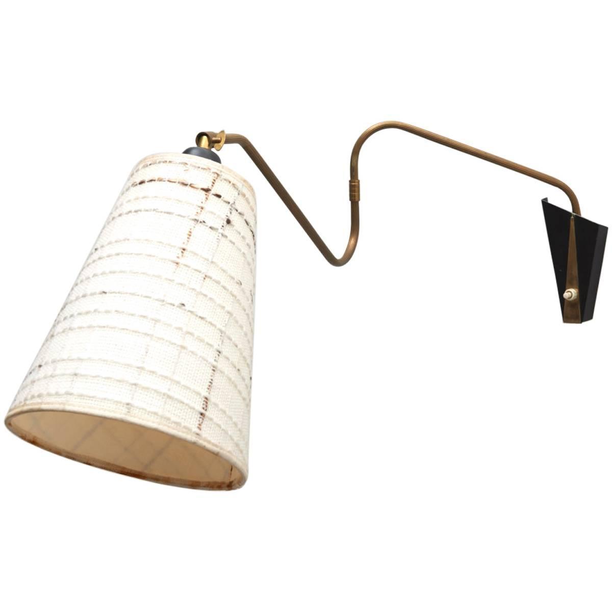 Adjustable Wall Sconce or Reading Lamp, 1950s at 1stdibs