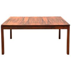 1960s Modernist Rosewood Dining Table Designed by Alfred Hendrickx