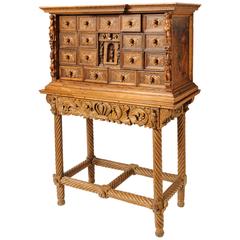 Rare 18th Century Spanish Vargueno Cabinet