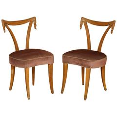 Vintage Pair of Grosfeld House Chairs