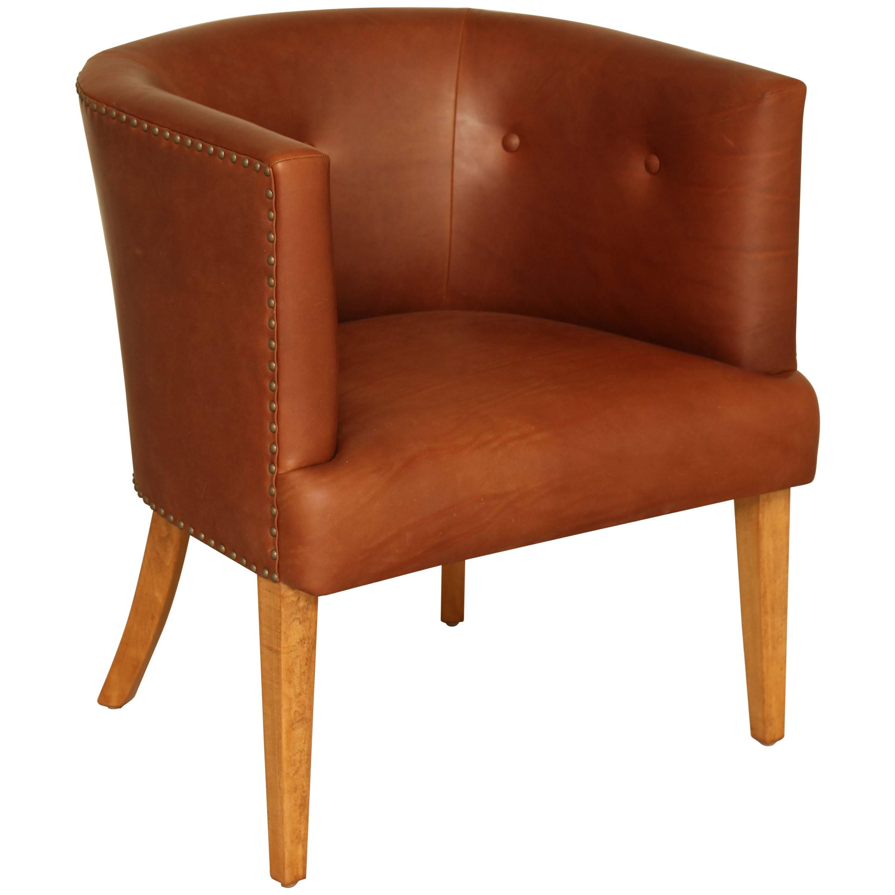 Tufted Deco Armchair