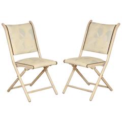 Vintage Pair of Folding Chairs