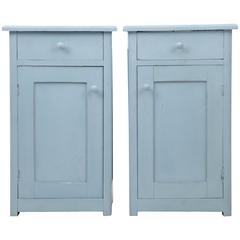 Used Pair of Late 19th Century Swedish Painted Cabinets