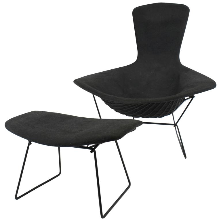Vintage Bird Chair and Ottoman by Harry Bertoia for Knoll Vintage Bird Chair and Ottoman by Harry Bertoia for Knoll