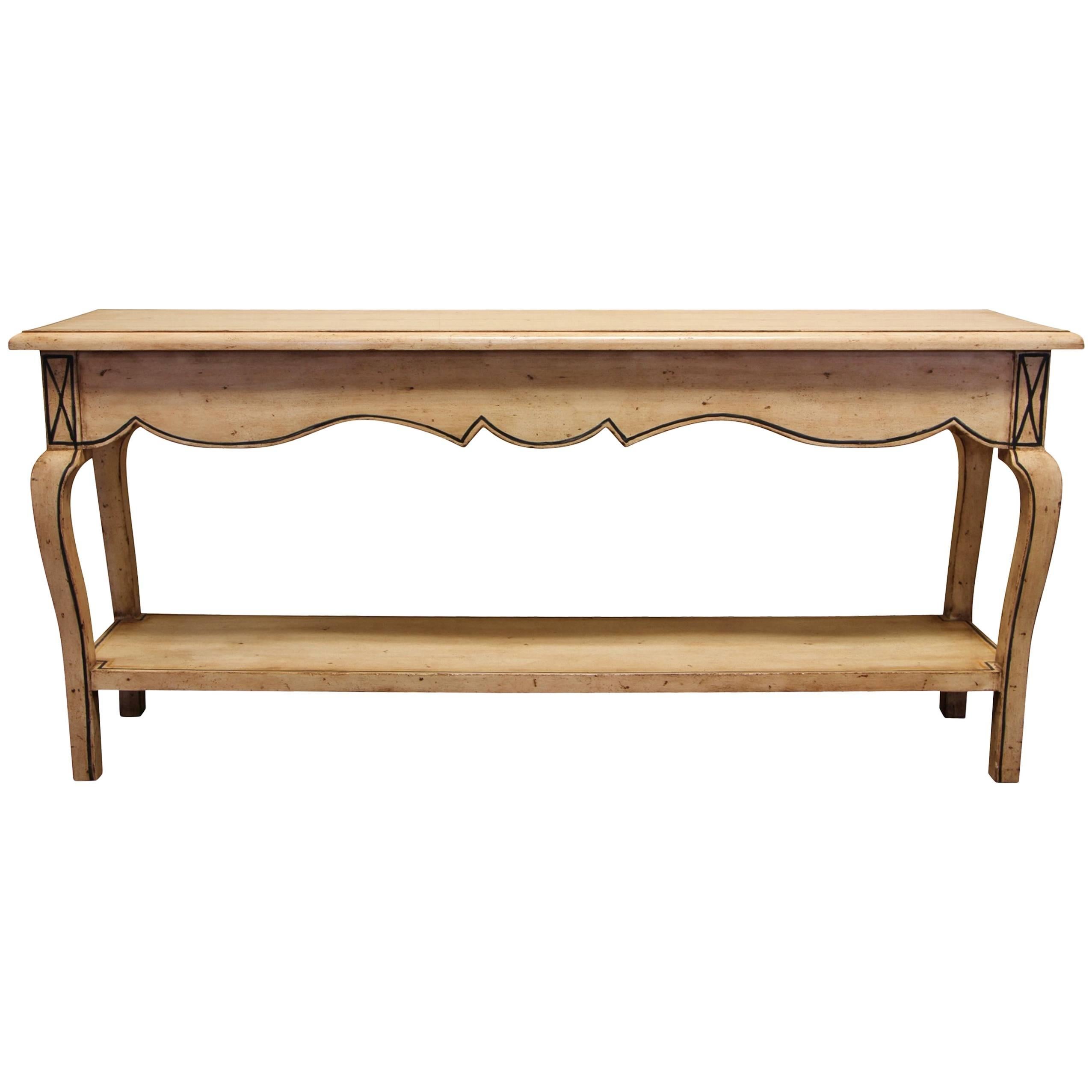 Country French Style Console by Guy Chaddock