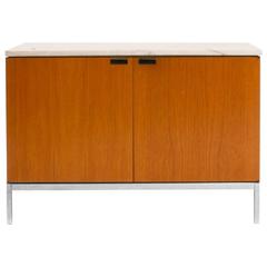 Vintage Marble-Top Florence Knoll Credenza
