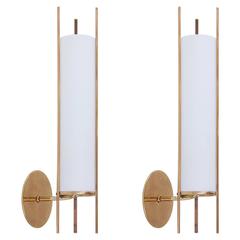 1960s Italian Cylindrical Sconces