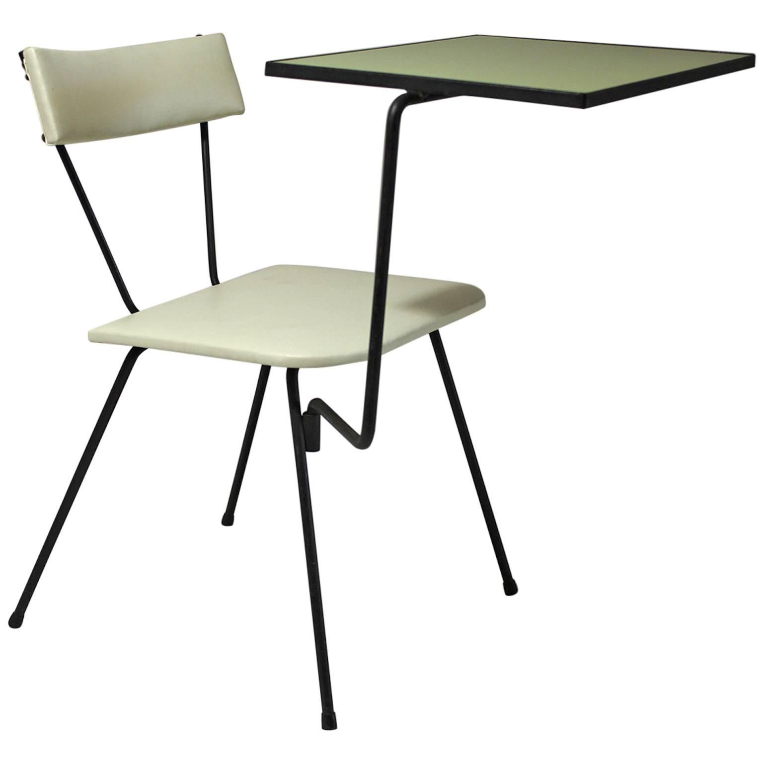 Vintage Modern Child
s Desk and Chair