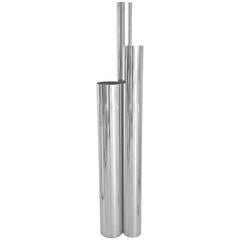 Vladimir Kagan Triple Cylinder Chrome Floor Lamp