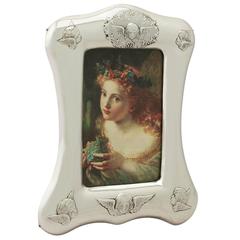 Antique Victorian Sterling Silver Photograph Frame 6