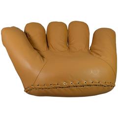 Joe Baseball Glove Lounge Chair Leather