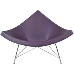 Vintage George Nelson Coconut Chair in Purple Vitra Production