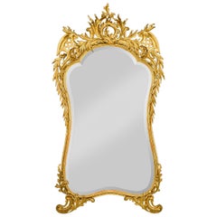 Louis XV Style Gold Leaf Mirror