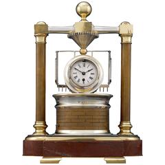 Mechanical Mixer Industrial Clock and Barometer