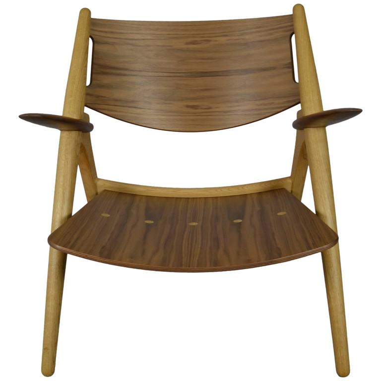 Hans J. Wegner Sawbuck Chair CH28 Carl Hansen For Sale at 1stdibs