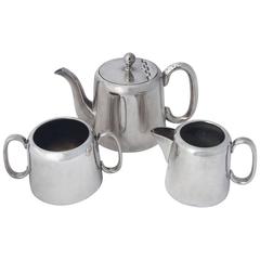 English Hotel Silver Tea Set