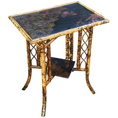 English Bamboo Occasional Table 10
