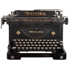 Antique Rare Mercedes Typewriter